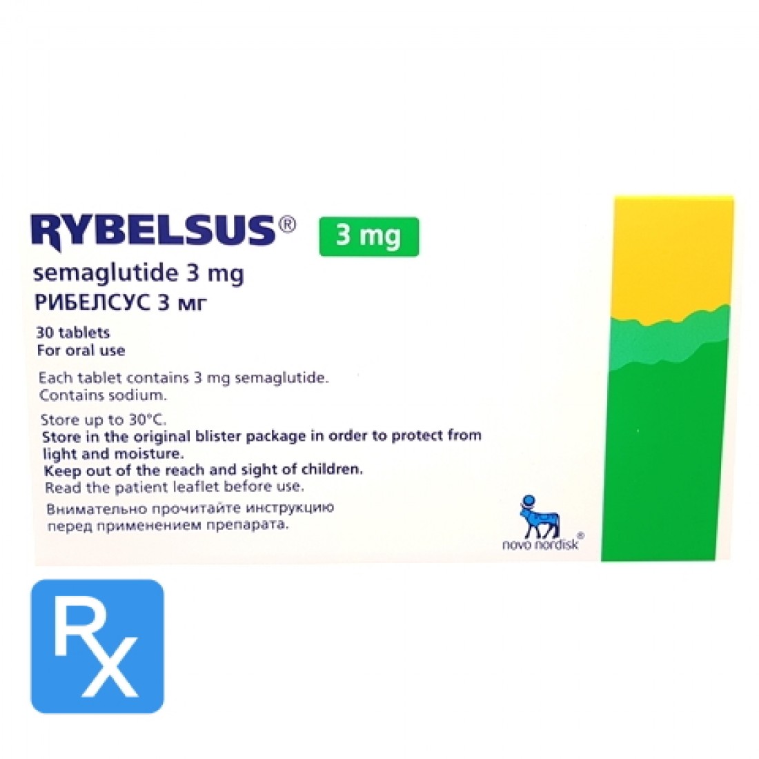 Buy Rybelsus 3mg (Semaglutide) Tablets Online 255USD Shipped